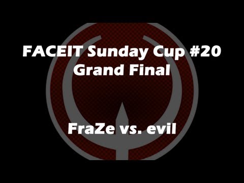 FraZe vs evil - FACEIT Sunday Cup #20 Final [Feb 17 2013] (Quake Live VOD)
