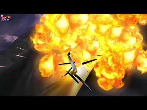 Airplane Flying Flight Pilot Simulator - Landing Fails Crash Fire