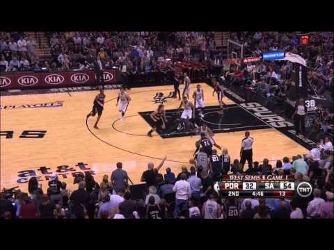 Kawhi Leonard Full Highlights Spurs vs Blazers Game 1 (5/6/2014) 16 Pts, 9 Reb - Project Spurs