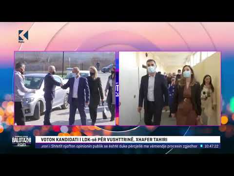 Voton kandidati i LDK-së për Vushtrrinë, Xhafer Tahiri - 14.11.2021