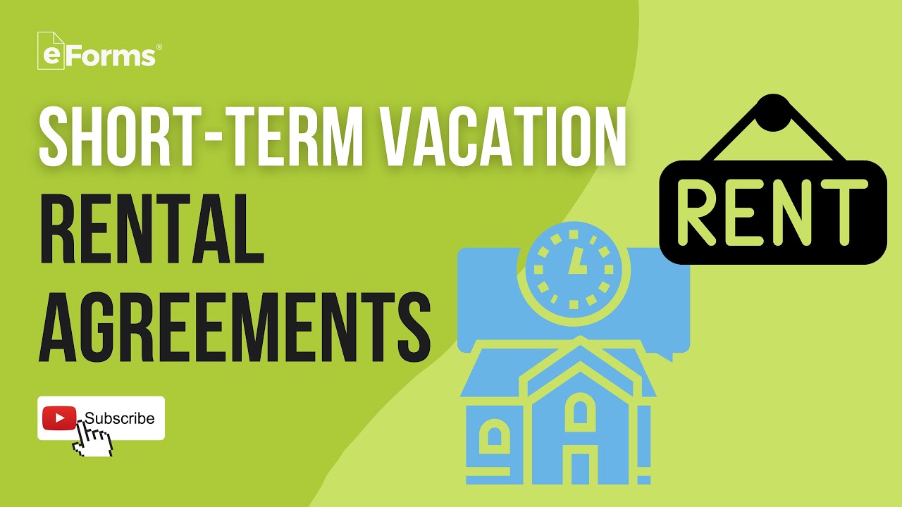 Short-Term Vacation Rental Agreements, Explained - Airbnb, VRBO and More