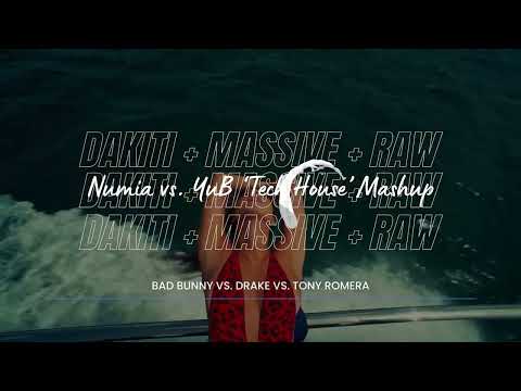 Bad Bunny vs. Drake vs. Tony Romera - Dakiti vs. Massive (Numia vs. YuB Mashup) | Remix | Visualizer