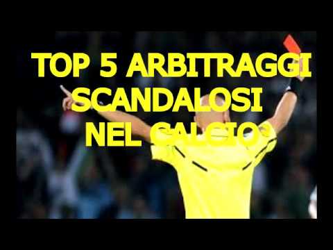 TOP 5 CALCIO-ERRORI ARBITRALI ASSURDI!