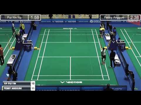 2017 Malaysia Masters R16 WS YIP Pui Yin vs Febby ANGGUNI