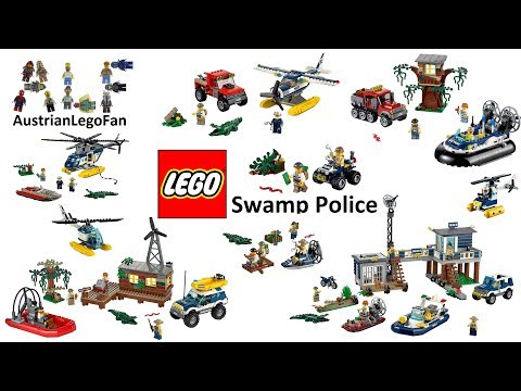 All Lego City Swamp Police Sets 2015 Compilation - Lego Speed Build Review