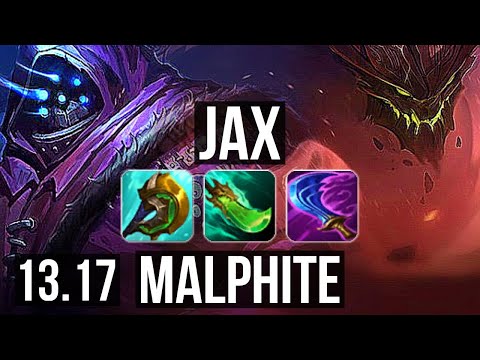 JAX vs MALPHITE (TOP) | 65% winrate, 8/4/13 | KR Challenger | 13.17