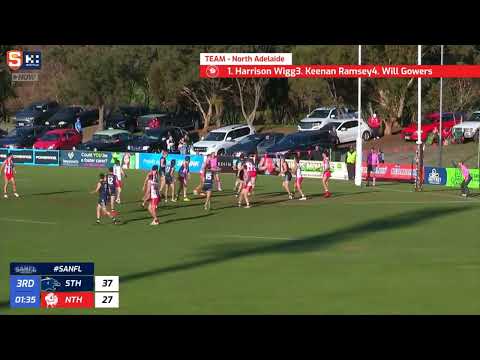 Rd 10 SANFL Snapshot - South's Damon Freitag goals out of the ruck