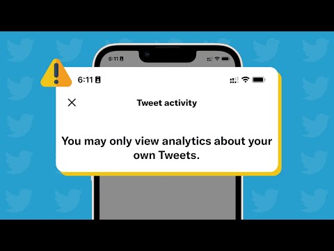 Twitter analytics not working - You may only view analytics about your own tweet
