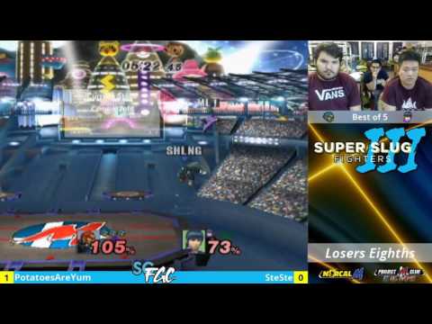 “Super Slug Fighters III” – PotatoesAreYum (Ganon) v. SteSte (Marth) – Losers Eighths
