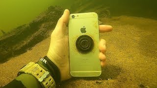 I Found an iPhone Underwater in the River While Swimming! (River Treasure)