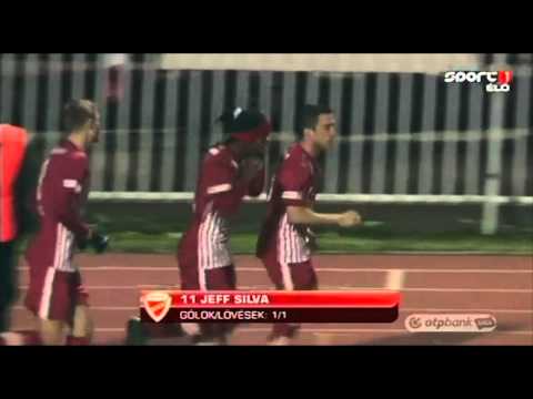 17. forduló DVTK - Budapest Honvéd 3-1 Jeff Silva gólja