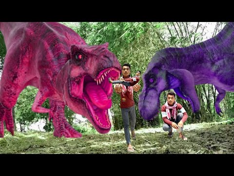 Blockbuster Dinosaur Attack |Jurassic Park Fan Made Movie! T-rex Vs Crocodile| Dinosaur K_K90 Comedy