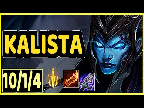 KALISTA VS ASHE - 10/1/4 KDA ADC GAMEPLAY GRANDMASTER I