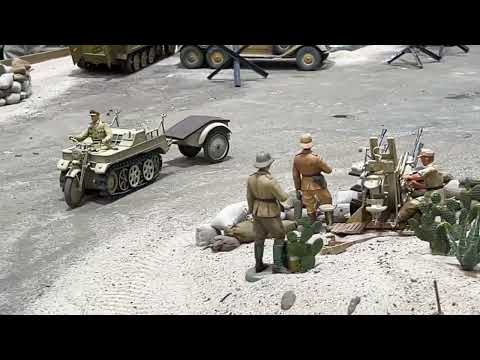 Ketten-Krad Sd.Kfz. 2 in action at the fair Modell Leben Erfurt