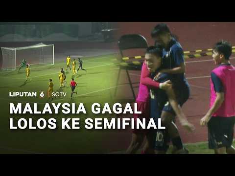 ASEAN U19 Boys Championship: Malaysia Gagal Lolos ke Semifinal | Liputan 6
