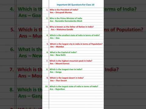 Who is the president of India | Important GK questions | #gk #ytshorts #shorts