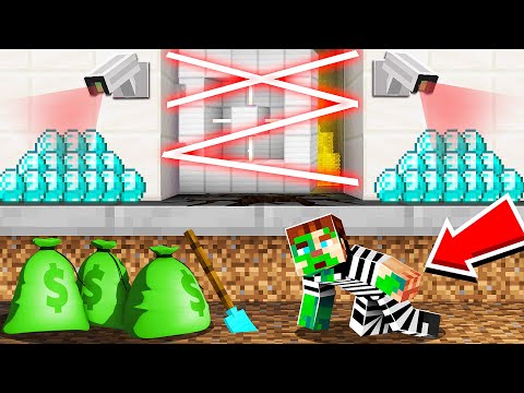 $10,000 BANK ROBBERY in MINECRAFT!