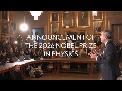 Announcement of the 2026 Nobel Prize in Physics