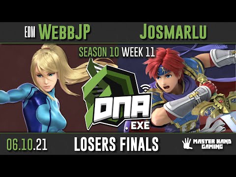 DNA.EXE S10:W11 - EDM | WebbJP (Zero Suit Samus) Vs. Josmarlu (Roy) - Losers Finals