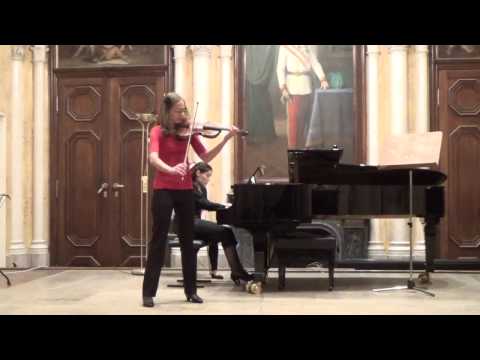Renata Zima-violin  J.Brahms Scherzo in C Minor from F.A.E. Sonata