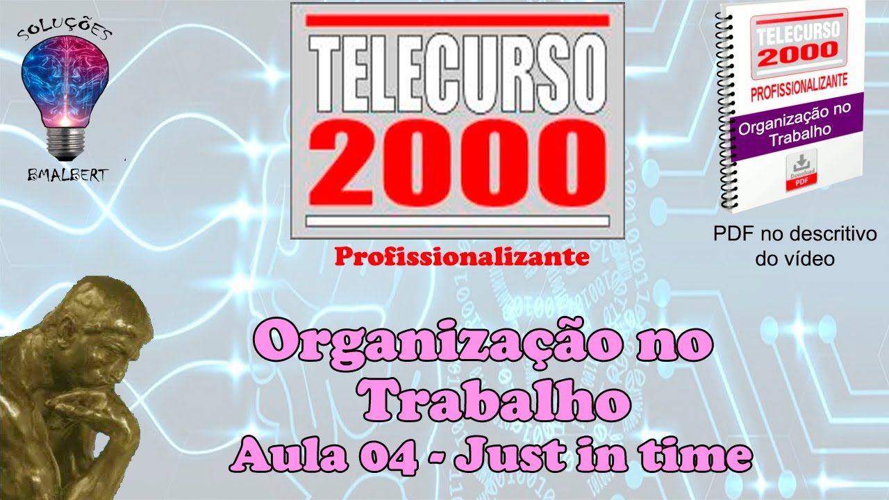 Telecurso 2000 - Organização no Trabalho - 04 Just in time