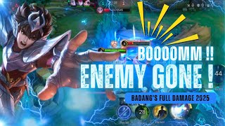 Download lagu Badang Full Damage Build! One Combo = Enemy Gone  || Mobile Legends Bang Bang 2025 mp3