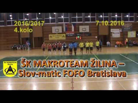 ŠK Makroteam Žilina - Slov-matic FOFO Bratislava 3:7 (0:6)