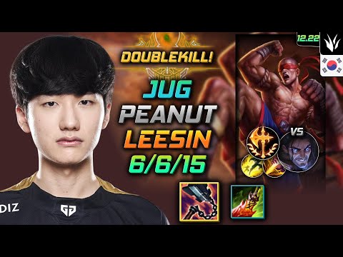 Peanut Jungle Lee Sin Build Goredrinker Conqueror - Lee Sin Jungle vs Sylas - LOL KR 12.22
