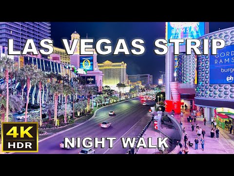 Las Vegas Strip Night Walking Tour | December 2025 | Las Vegas, Nevada