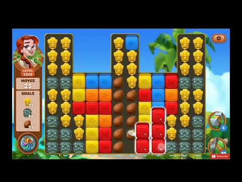 Lost Island Blast Adventure Level 1318 NO BOOSTERS - A S GAMING ✔