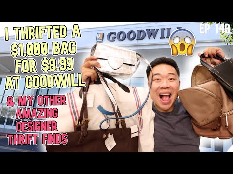 I Thrifted a $1,000 bag for $8 99 at the Goodwill & My Other Amazing Finds | Goodwill Hunting Ep 148