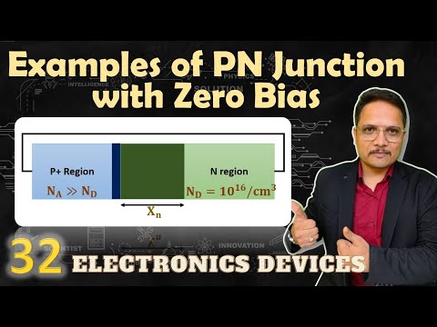 Examples of PN Junction in Equilibrium with zero bias Voltage ZeroBiasCondition PNJunctionDiode