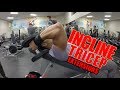 (TRICEPS) Incline Tricep Extension