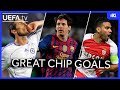 #UCL Great Chipped Goals | Lampard, Messi, Falcao...