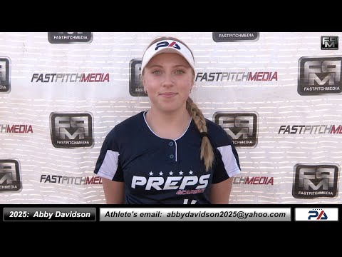 2025 Abby Davidson 3.9 GPA Shortstop & Outfielder Softball Recruiting Skills Video - Preps Academy