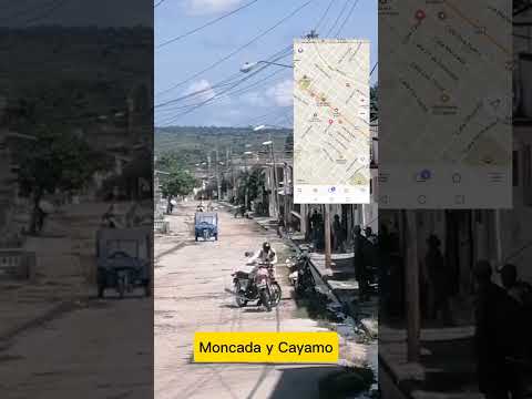 Calle Moncada y Cayamo en Palma Soriano, Santiago de Cuba. @rcp643 #JEMAR