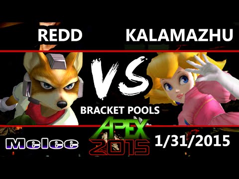 Apex 2015 - Redd (Fox) Vs. Kalamazhu (Peach) - Pools Round 1 - SSBM
