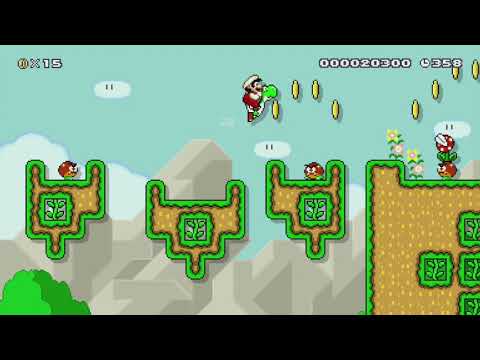 [1-1]● Plant's 'N' Goomba ■ by Bullet - Super Mario Maker - No Commentary 1bq