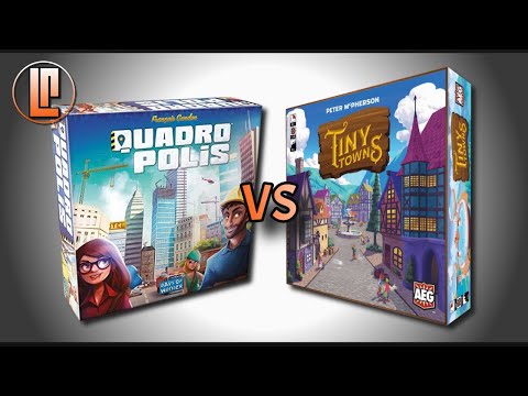 Quadropolis vs Tiny Towns - A comparative review