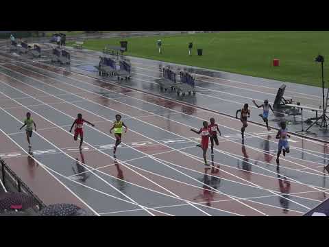 Boys 100m Dash 9-10 Year Old Semi Finals Heat 1- 44th Annual Northwest Track and Field Classic 2019