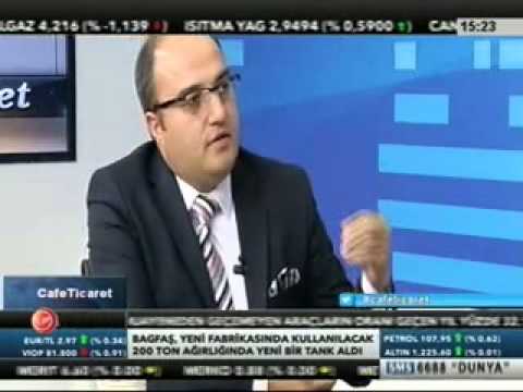 Evrim Aras Dünya TV'de Cafe Ticaret Programının Konuğu