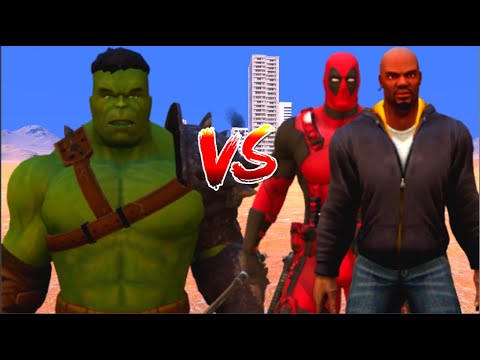100 Hulk vs 1000 Luke Cage and 1000 Deadpool (Marvel vs Marvel)
