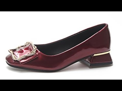 ZAPATOS DE TACÓN BAJO / Calzado de medio tacón cómodo / Fashion Love