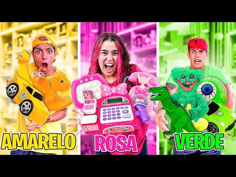 QUEM COMPRAR MAIS BRINQUEDOS DA SUA COR VENCE *Conseguimos?
