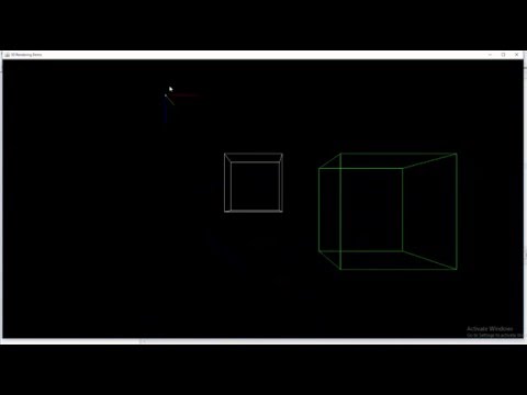 Java Perspective 3d Rendering First Test