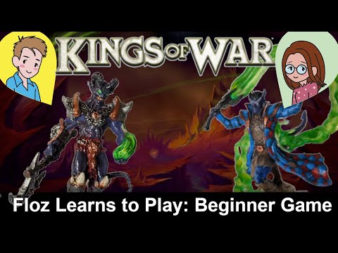 Floz learns to play Kings of War: Beginner Game!
