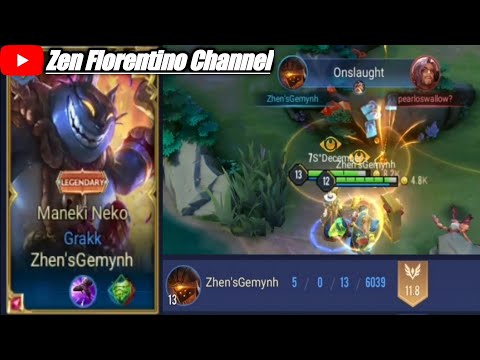 AoV: Grakk gameplay (arcana & build) | arena of valor, liênquân, rov, 傳說對決, 伝説対決, 펜타스톰|