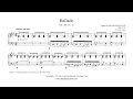 Burgmüller : Ballade, Op. 100, No. 15