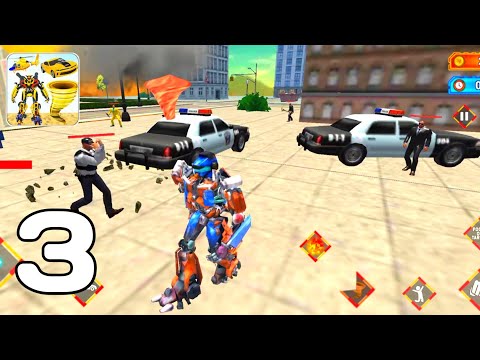 Robot Tornado Transform Shooting Games 2020 - Level 11-15 Part 3 (Android GamePlay Walkthrough)