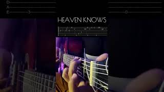 Heaven Knows - Intro/Verse tabs (Guitar Fingerstyle Tutorial)